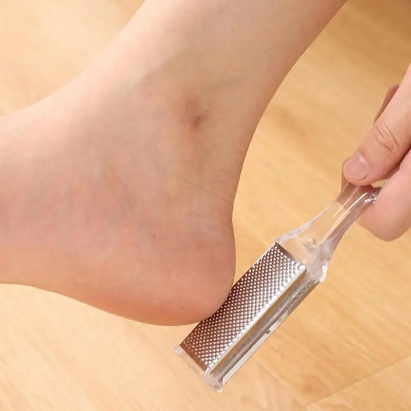 Foot Scraper For Callus Removal Foot Scrub Brush Double-sided Heel Grinder Pedicure Foot File Cuticle Cleaner Remove Dead Skin