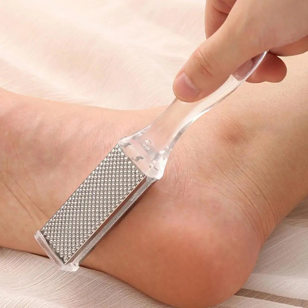 Foot Scraper For Callus Removal Foot Scrub Brush Double-sided Heel Grinder Pedicure Foot File Cuticle Cleaner Remove Dead Skin