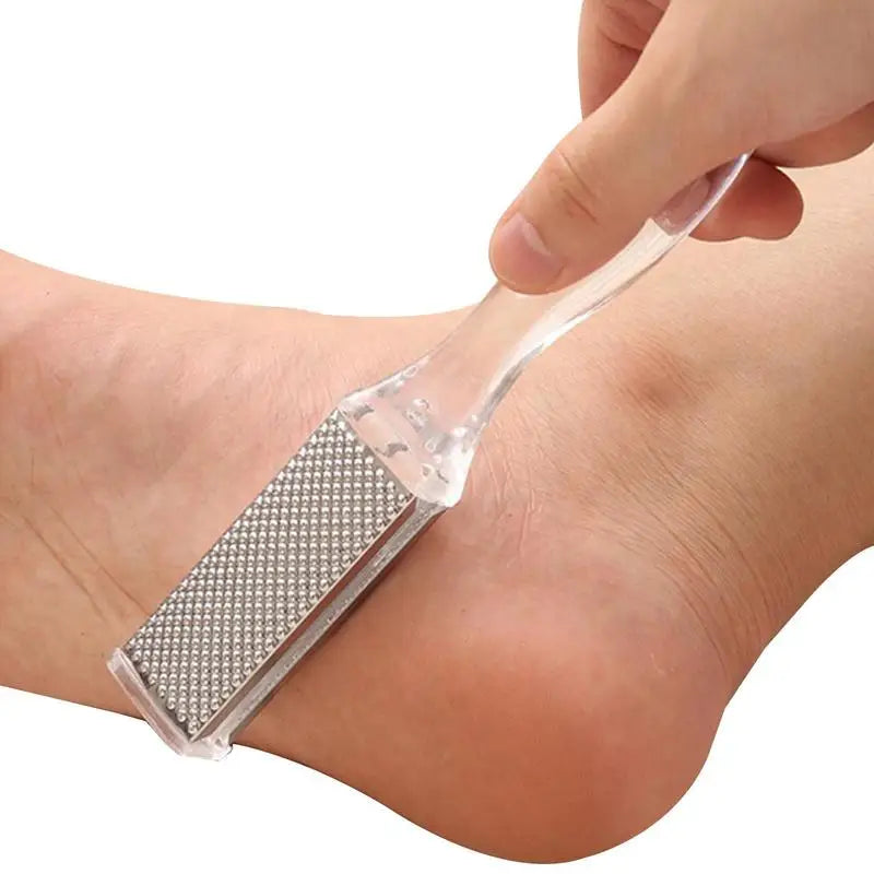 Foot Scraper For Callus Removal Foot Scrub Brush Double-sided Heel Grinder Pedicure Foot File Cuticle Cleaner Remove Dead Skin
