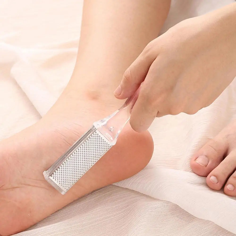 Foot Scraper For Callus Removal Foot Scrub Brush Double-sided Heel Grinder Pedicure Foot File Cuticle Cleaner Remove Dead Skin