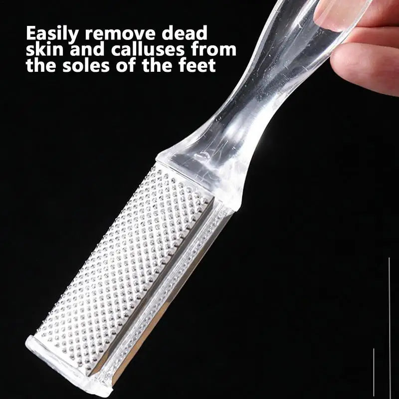 Foot Scraper For Callus Removal Foot Scrub Brush Double-sided Heel Grinder Pedicure Foot File Cuticle Cleaner Remove Dead Skin